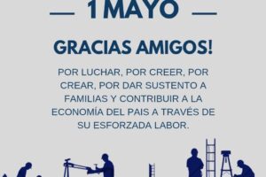 LICTO ABOGADOS LES DESEA UN FELIZ DÍA DEL TRABAJO